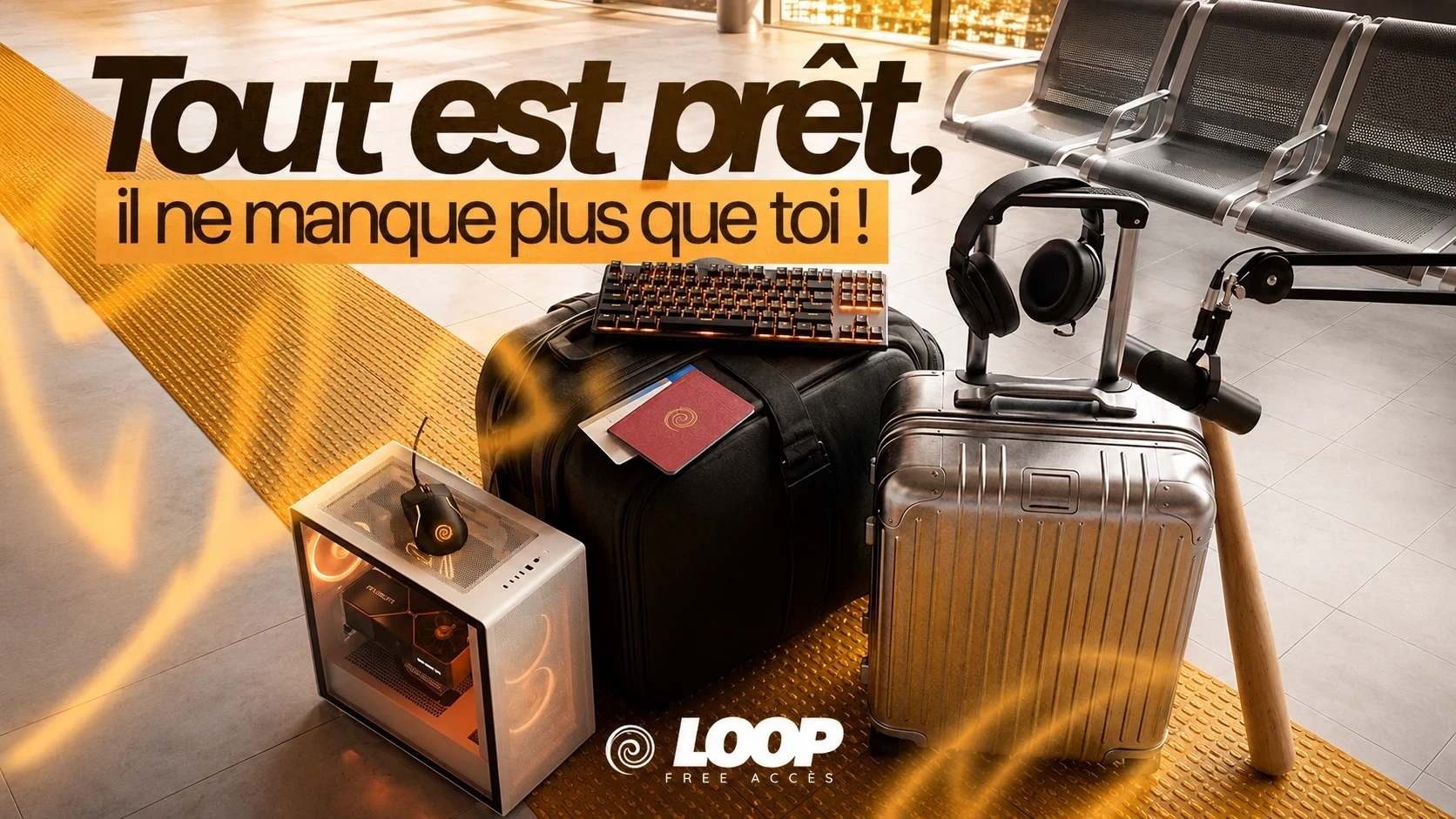 Tout est prêt, il ne manque plus que toi
